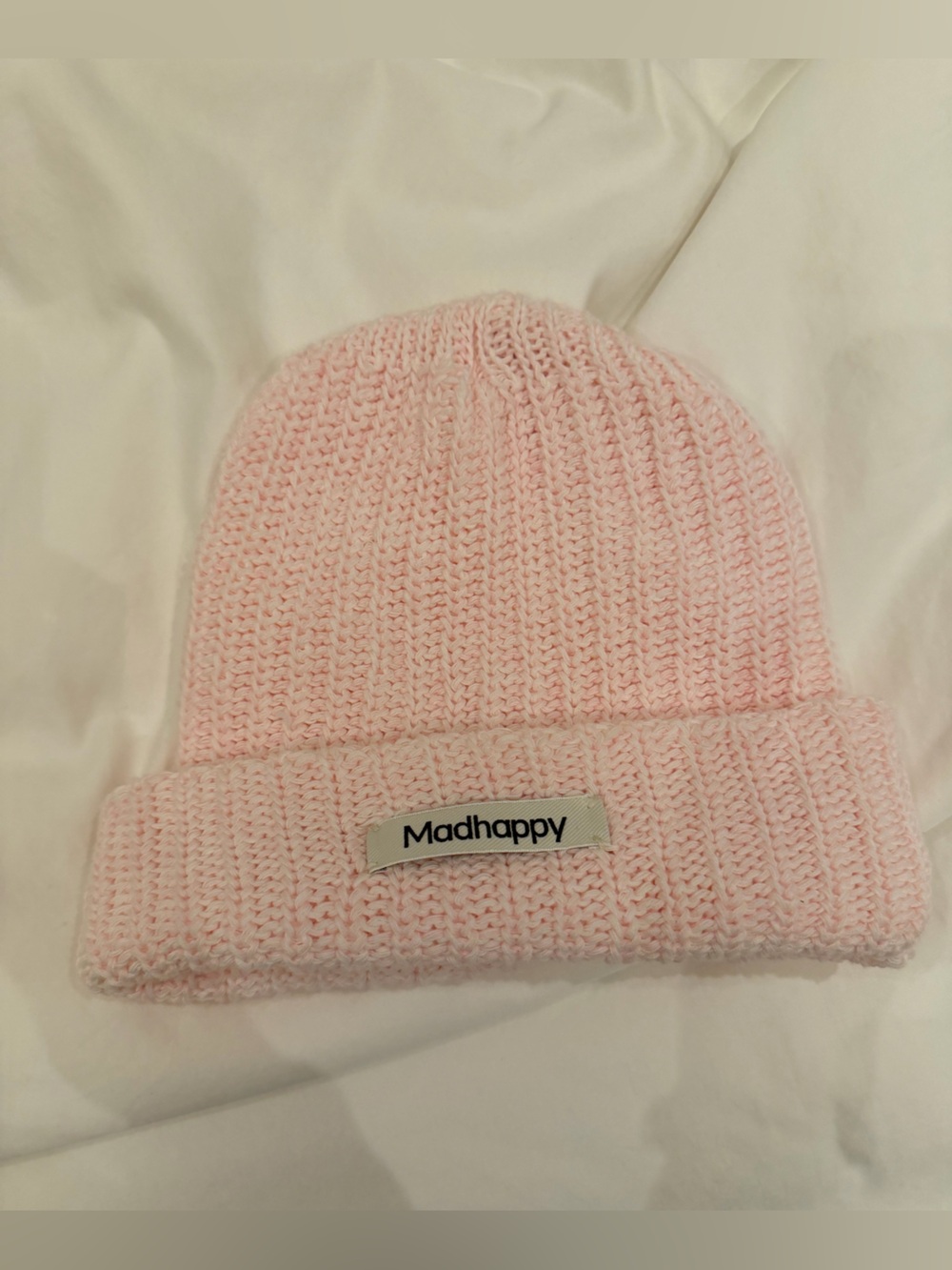 Madhappy never worn Knit Beanie - Soft Pink